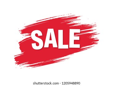 sale banner layout design, vector illustration