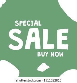 sale banner modern abstract vector design template. eps10