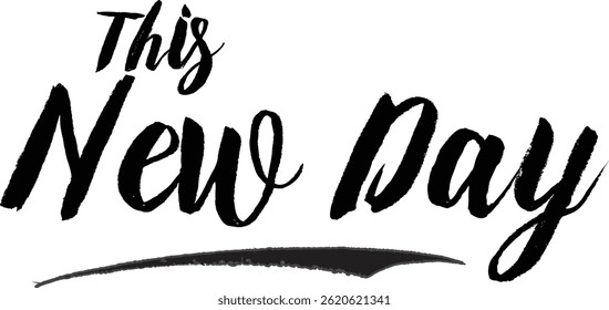 Sale Banner Modern Text Typography  This New Day.
