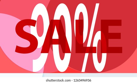 Sale Banner. Off Poster Design. 

 Modern Promotion Banner. Creative Sale and Discount Promo Background with Geometrical  Pattern. Autumn Red, Orange, Yellow White Colors.
 Business coupon.