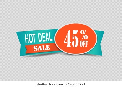 Sale banner offer, discount icon.