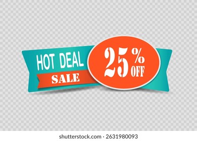 Sale banner offer, discount icon.