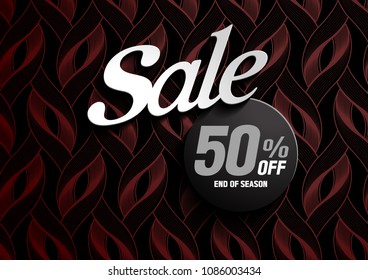 sale banner. pattern background. vector illustration file.