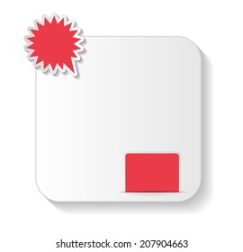 Sale banner with place for your text. vector illustration 