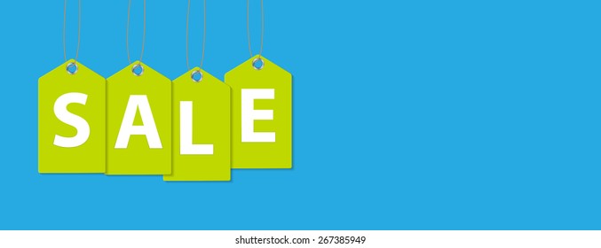 Sale Banner with Place for Your Text. Vector Illustration EPS10