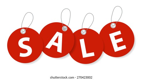 Sale Banner with Place for Your Text. Vector Illustration EPS10