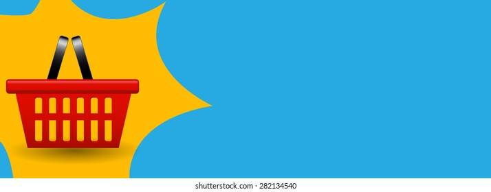 Sale Banner with Place for Your Text. Vector Illustration EPS10