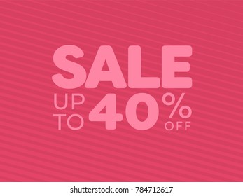 Sale banner, poster