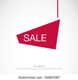 Sale banner, poster. Sale background. Sale tag.