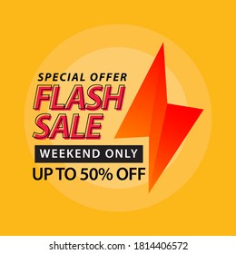 Sale banner premium design template. Design for digital banner or print.