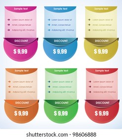 sale banner set