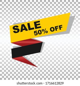 Sale banner for social media. Frame Vector illustration