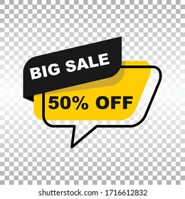 Sale banner for social media. Frame Vector illustration