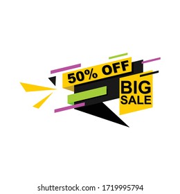 Sale banner for social media. Frame Vector illustration