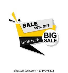 Sale banner for social media. Frame Vector illustration
