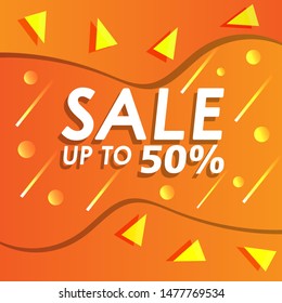 Sale Banner for social media, market, supermarket template Hd Vector