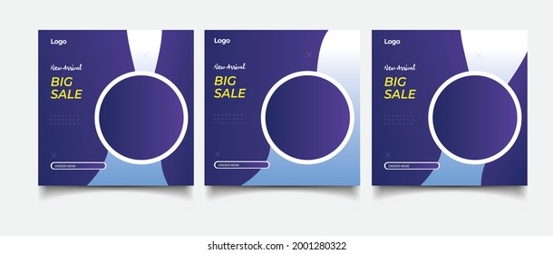 sale banner Social media post banner design template
