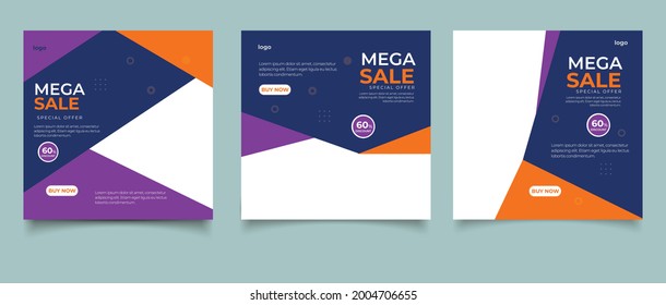 Sale Banner Social media post banner design template
