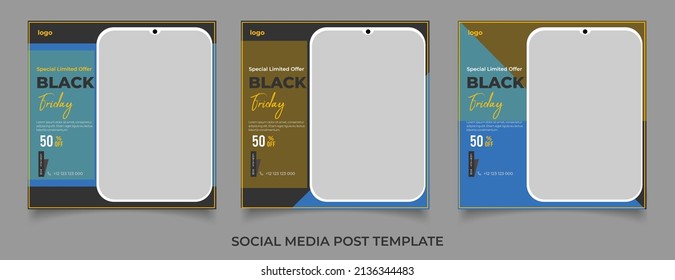 Sale Banner Social media post banner design template