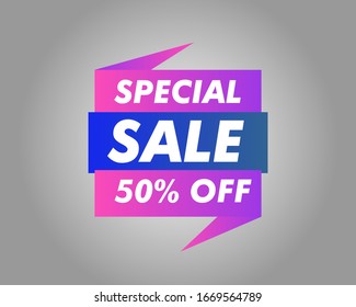 Sale banner. Special sale tags collection. Vector poster, banner, and labels isolated.