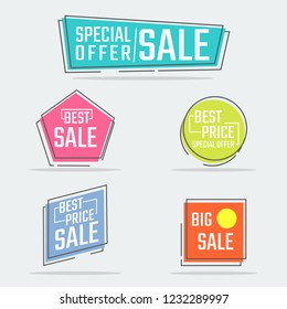 Sale Banner.
Style flat sale and discount banner design template. eps10