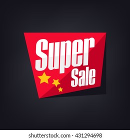 Sale Banner. Summer Sale. Flyer Template Design. Vector Illustration