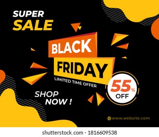 Sale Banner Template, Black Friday Banner, Big Sale banner Background 