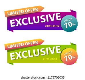 Sale banner template design