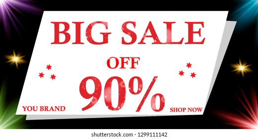 sale banner template design 