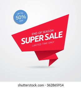 sale banner template design