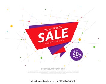 sale banner template design