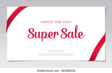 sale banner template design