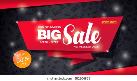 sale banner template design