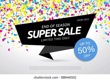 sale banner template design