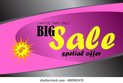 Sale banner template design.