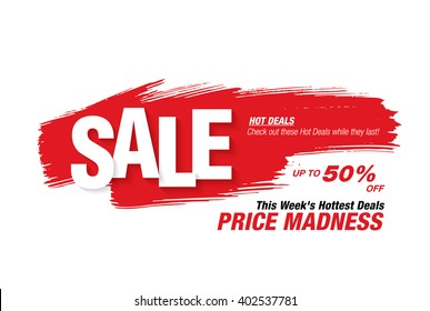 sale banner template design