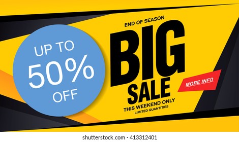 Sale Banner Template Design