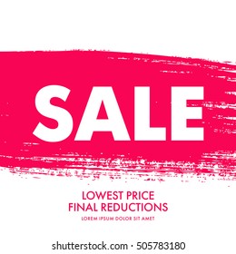 Sale banner template design