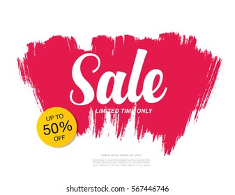 sale banner template design