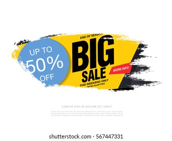 sale banner template design