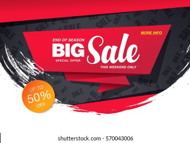 sale banner template design