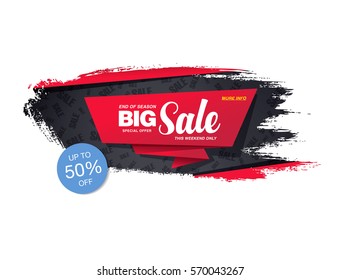 sale banner template design