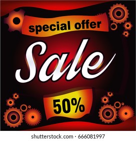 Sale banner template design