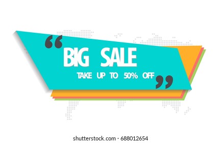 Sale banner template design