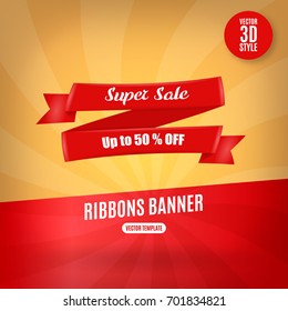 sale banner template design