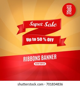 sale banner template design