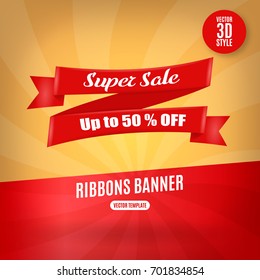 sale banner template design