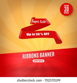 sale banner template design