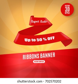 sale banner template design