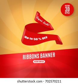 sale banner template design